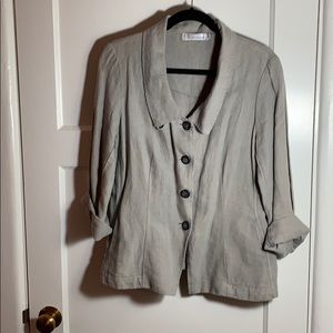 Oversized 100% Linen Jacket